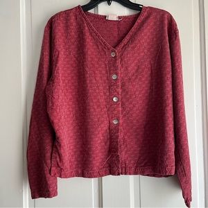 Red vintage cardigan